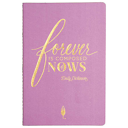 inkWELL Press® AT-A-GLANCE® Sewn Journal, 5 3/4" x 8 1/4", Grid-Lined, 52 Pages (26 Sheets), Violet