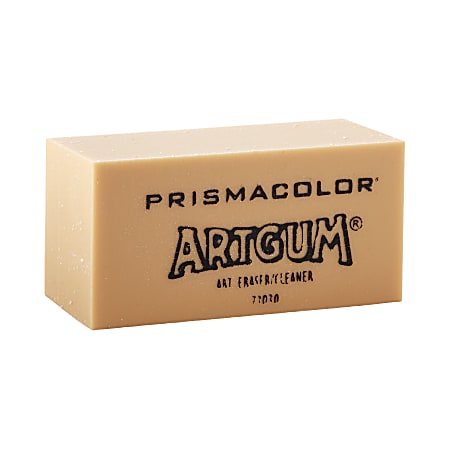 Prismacolor Art Gum Eraser 2 H x 1 W x 78 D Beige Pack Of 12