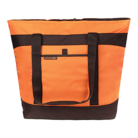 Rachael Ray Jumbo ChillOut Thermal Tote, 17 3/4" x 22 1/4" x 7 1/2", Orange