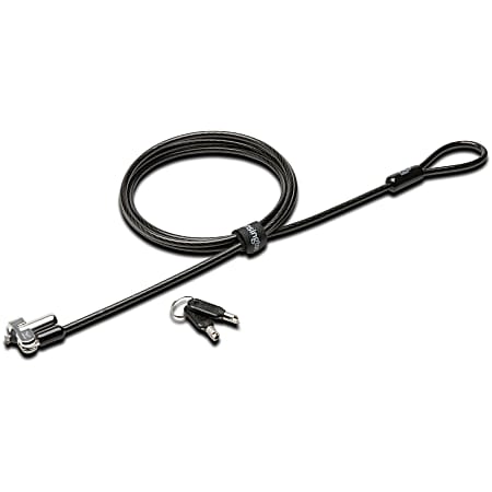 Kensington ClickSafe 2.0 Keyed Laptop Lock - Keyed Lock - Black - Carbon Steel - 6 ft - For Notebook Kensington ClickSafe 2.0 Keyed Laptop Lock - Keyed Lock - Black - Carbon Steel - 6 ft - For Notebook