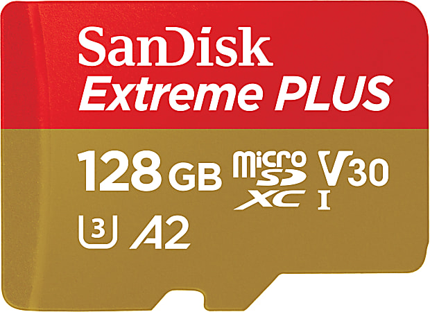 SanDisk Extreme® PLUS microSDXC™ UHS-I card, 128GB
