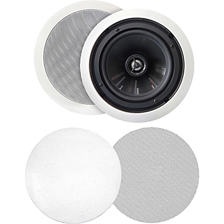 BIC® America 2-Way Speakers, White, MSR-PRO6
