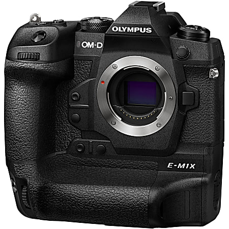 Olympus OM-D E-M1X 20.4 Megapixel Mirrorless Camera Body Only - Black - 4/3" Sensor - Autofocus - 3" Touchscreen LCD - Electronic Viewfinder - 5184 x 3888 Image - 4096 x 2160 Video - HD Movie Mode - Wireless LAN - GPS