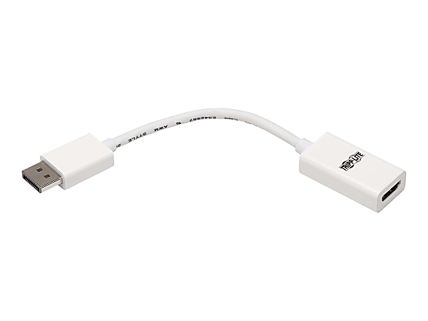 Tripp Lite DisplayPort To HDMI Active Adapter, White