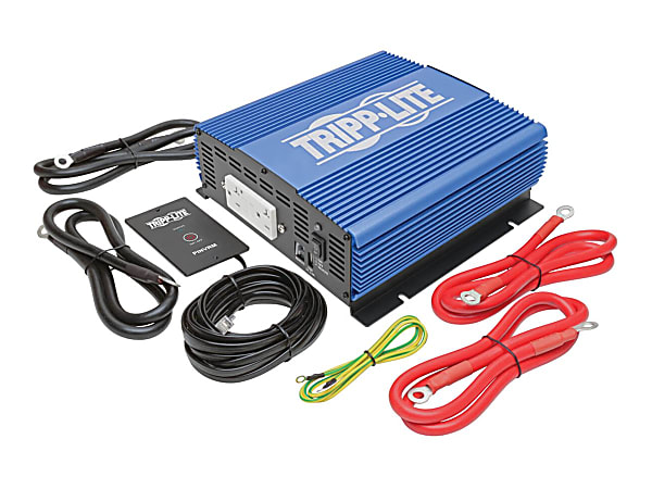 Eaton Tripp Lite Series 2000W Compact Power Inverter Mobile Portable w/ 2 Outlets & 1 USB Charging Port - PINV2000