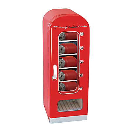 Frigidaire® 0.61 Cu Ft 10-Can Vending Machine Can Dispenser, Red