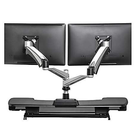 Vari Dual Monitor Arm - VESA Monitor Mount w/ 360 Degree Adjustment -  Monitors up to 27 inches, 19.8 lbs - Double Monitor Arms with Full  Adjustability