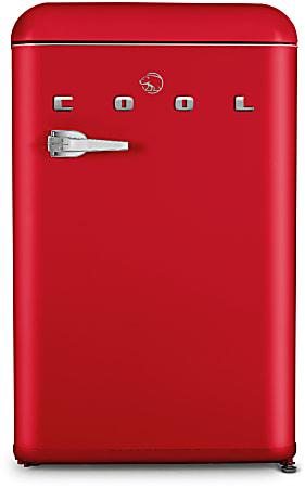 Commercial Cool 4.0 Cu. Ft. Retro Vintage Style Fridge, Red