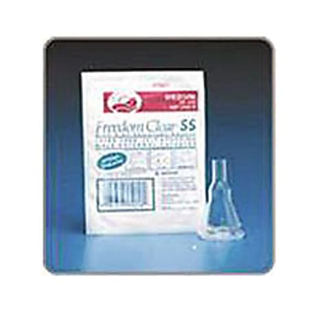 Freedom Clear® SS Male External Catheter, Medium, 28mm, Color Code: Red, Box Of 100