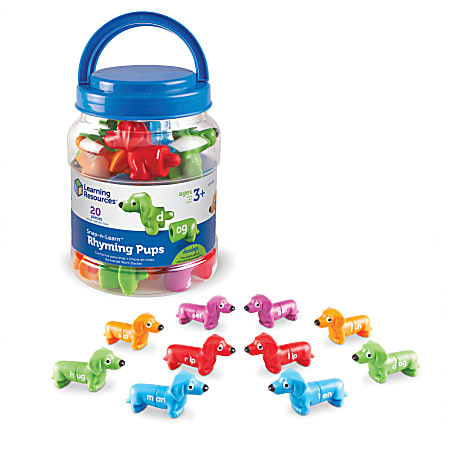 Learning Resources Snap-n-Learn™ Rhyming Pups, Pre-K To Grade 4