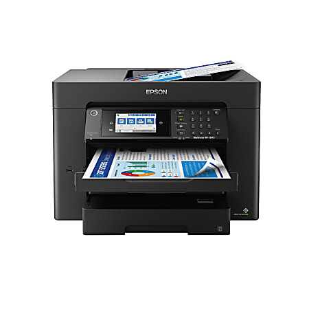 Epson&reg; WorkForce&reg; Pro WF-7840 Wide-Format Wireless Inkjet All-In-One Color Printer