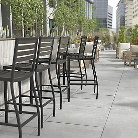 Poly resin sales bar stools