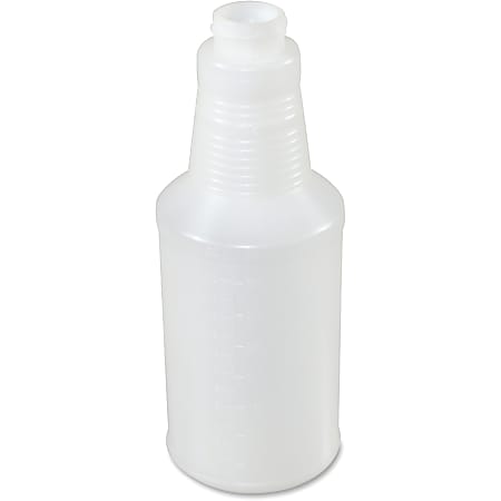 Plastic Spray Bottle with Nozzle - White Opaque 32 oz