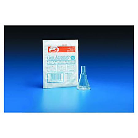 Clear Advantage® Male External Catheters With Aloe, Small, 23mm, Color Code: Blue