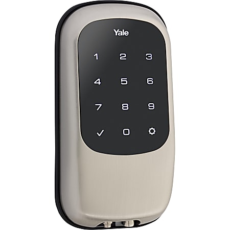 Yale Real Living Key Free Touchscreen Deadbolt T1L - Z-WaveSatin Nickel