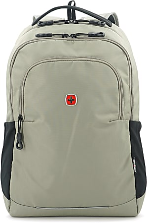 Swissgear 1006 Backpack With 16” Laptop Pocket, Light Olive