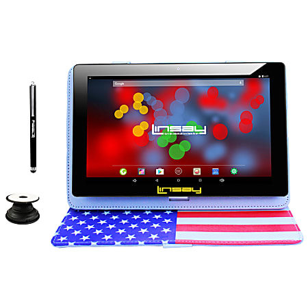 Linsay F10IPS Tablet, 10.1" Screen, 2GB Memory, 32GB Storage, Android 10, USA