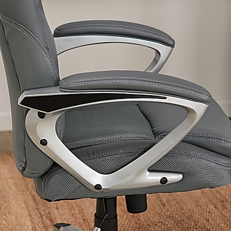 Serta air store lumbar bonded leather