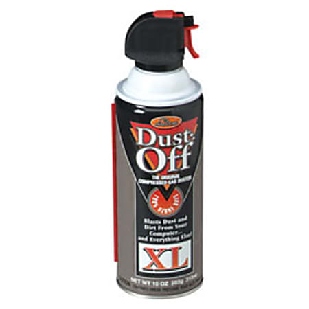 Dust-Off Plus Disposable Compressed Gas Duster, 10 Oz