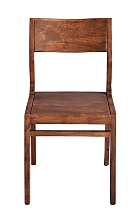Coast to Coast Wren Angled Back Accent Chair, Knoll Brown Vinegar