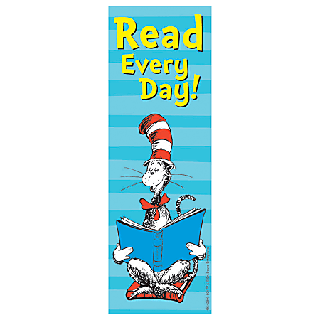Cat in the Hat™ Read Every Day Bookmarks, Pack Of 36 Bookmarks