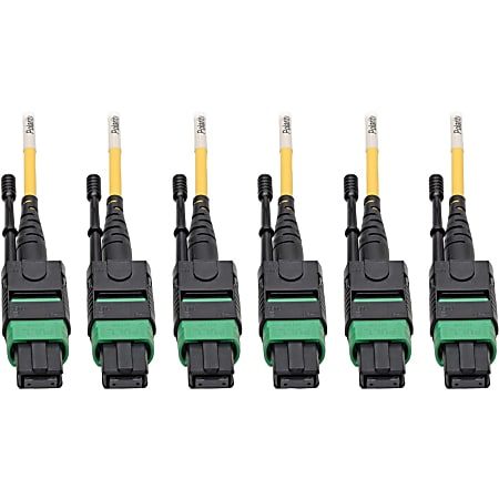 Eaton Tripp Lite Series MTP/MPO (APC) Singlemode Slim Trunk Cable, 24-Strand, 40/100 GbE, 40/100GBAS - N39215M3X8AP