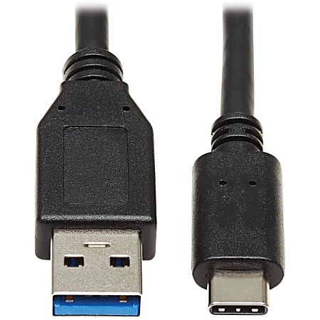 Tripp Lite USB C to USB-A Cable USB Type C 3.1 Gen 1, 5 Gbps M/M 20in - First End: 1x Type A Male USB - U42820N