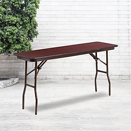 Flash Furniture Folding Training Table, 30"H x 18"W