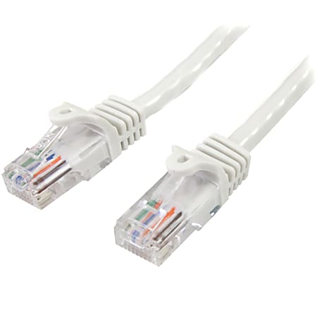 StarTech.com Cat5e Snagless UTP Patch Cable, 25', White
