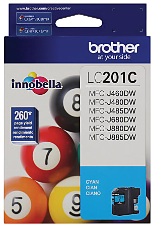 Brother® LC201 Cyan Ink Cartridge, LC201C