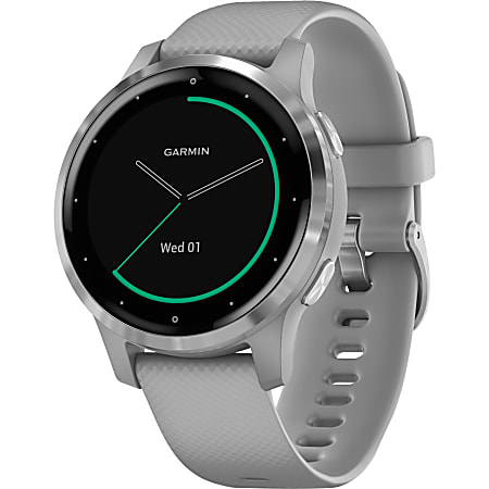 Garmin vi&shy;voactive 4S GPS Watch, Silver