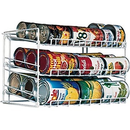 Atlantic Original Canrack In White - 10.6" Height x 10.3" Width x 14" Depth - White - Steel