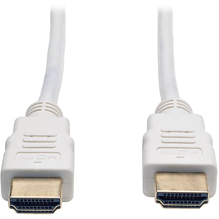 Tripp Lite 3' High Speed HDMI Cable, Digital Video with Audio, White