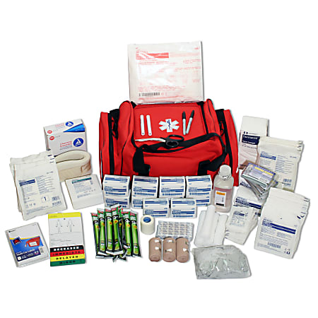 Ready America® Medical Duffel First Aid Emergency Kit, Red