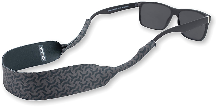 Carson Neoprene Eyewear Retainer Strap For Sunglasses Glasses Onyx Gray ODP Business Solutions