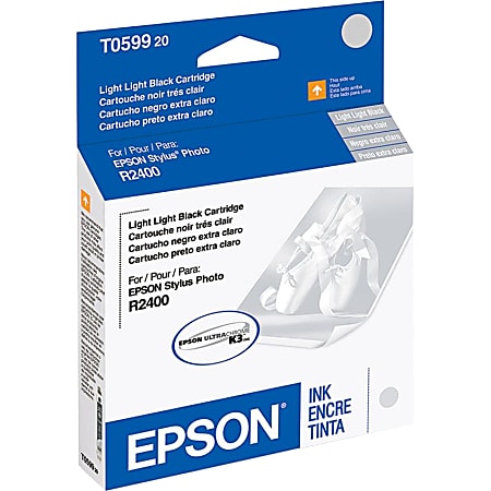 Epson® T0599 UltraChrome™ K3 Light Black Ink Cartridge, T059920