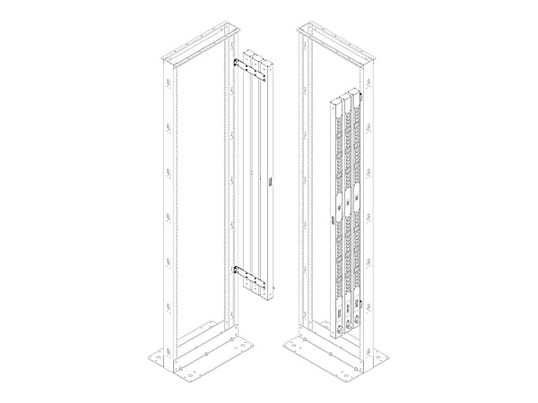 Eaton Tripp Lite Series PDU Mounting Bracket Accessory Kit 2-Post 4-Post Open Frame Rack - PDU mounting brackets