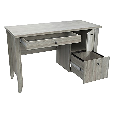 Inval Computer/Writing Desk, Smoke Oak