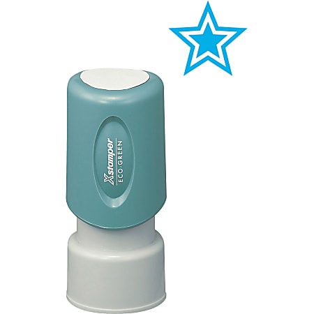 Xstamper® Pre-Inked Star Shape Stamp, 65% Recycled, 100000