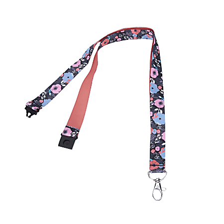 Office Depot® Brand Fashion Lanyard With Metal Clip, 36", Garden