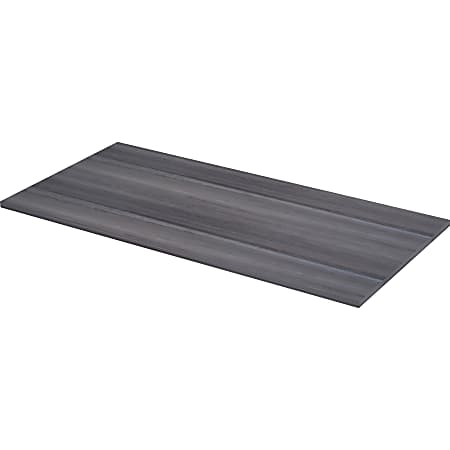 Lorell&reg; Relevance Series Desk Top, 60"W x 29 1/2"D, Charcoal