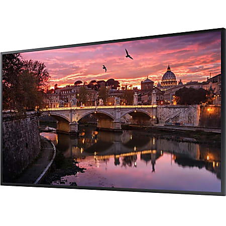 Samsung QB55R-N Digital Signage Display - 55" LCD Cortex A72 1.70 GHz - 2.50 GB - 3840 x 2160 - Edge LED - 350 Nit - 2160p - HDMI - USB - DVI - SerialEthernet