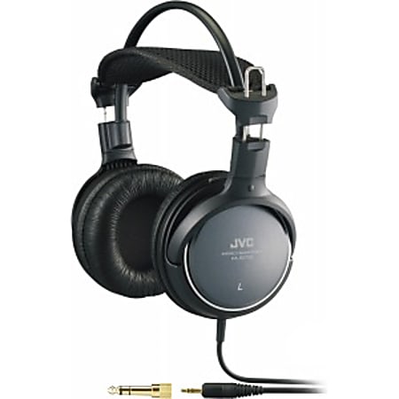 JVC High-Grade Full-Sized Over-Ear Headphones, Black, HA-RX700