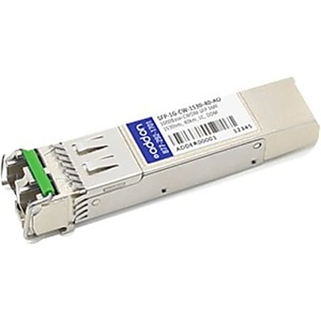 AddOn Arista Networks Compatible TAA Compliant 1000Base-CWDM SFP Transceiver (SMF, 1530nm, 40km, LC, DOM) - 100% compatible and guaranteed to work