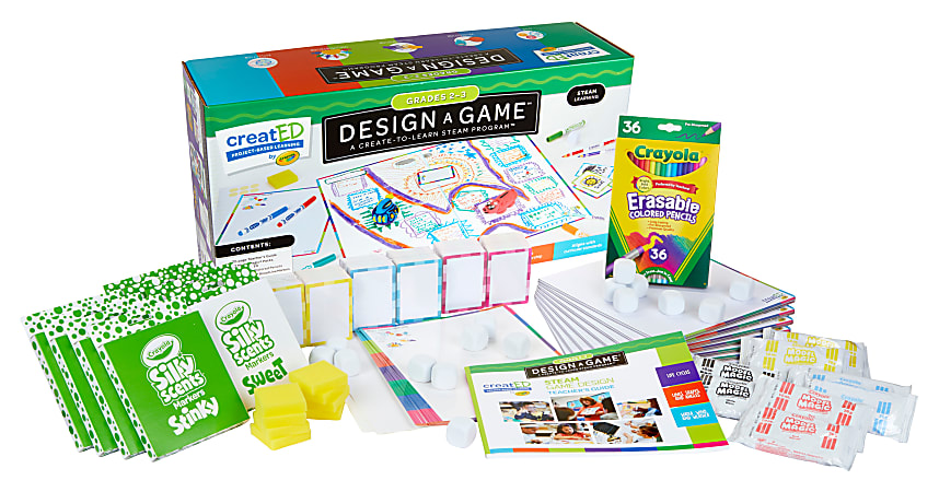 Crayola STEAM Design-A-Game Kit, Grades 2 - 3