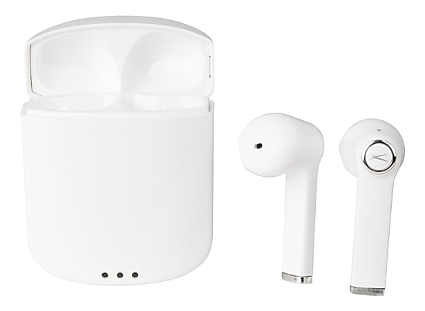 Altec Lansing® TrueAir Wireless Earbuds, White, MZX634-WHT