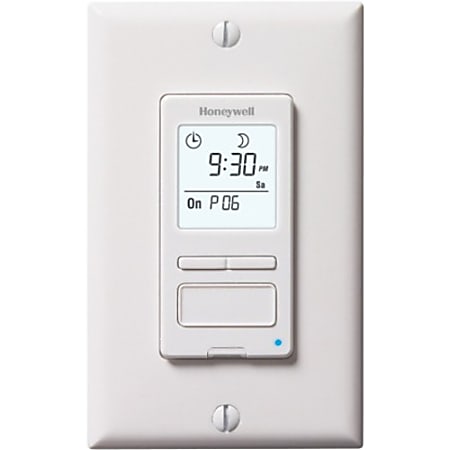 Honeywell ECONOSwitch Programmable Light Switch Timer, White, RPLS540A1002U