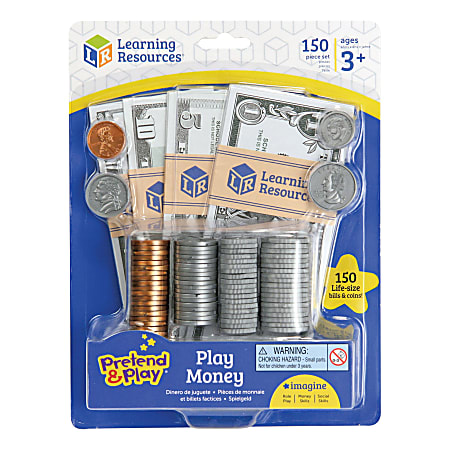 Pretend & Play Play Money - 3 Year & Up Age - 150 Pieces - 150 / Each - Multi