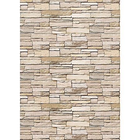 Teacher Created Resources Better Than Paper Bulletin Board Paper, 4' x 12', Stacked Stone, Pack Of 4 Rolls