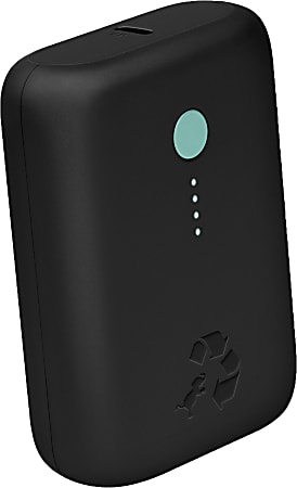 Nimble Eco-Friendly Champ Lite 5200 mAh 15W USB-C Charger, Black